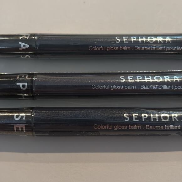 NWT 3 Sephora colorful gloss balm in silk pony and cry baby (2) - Picture 3 of 6